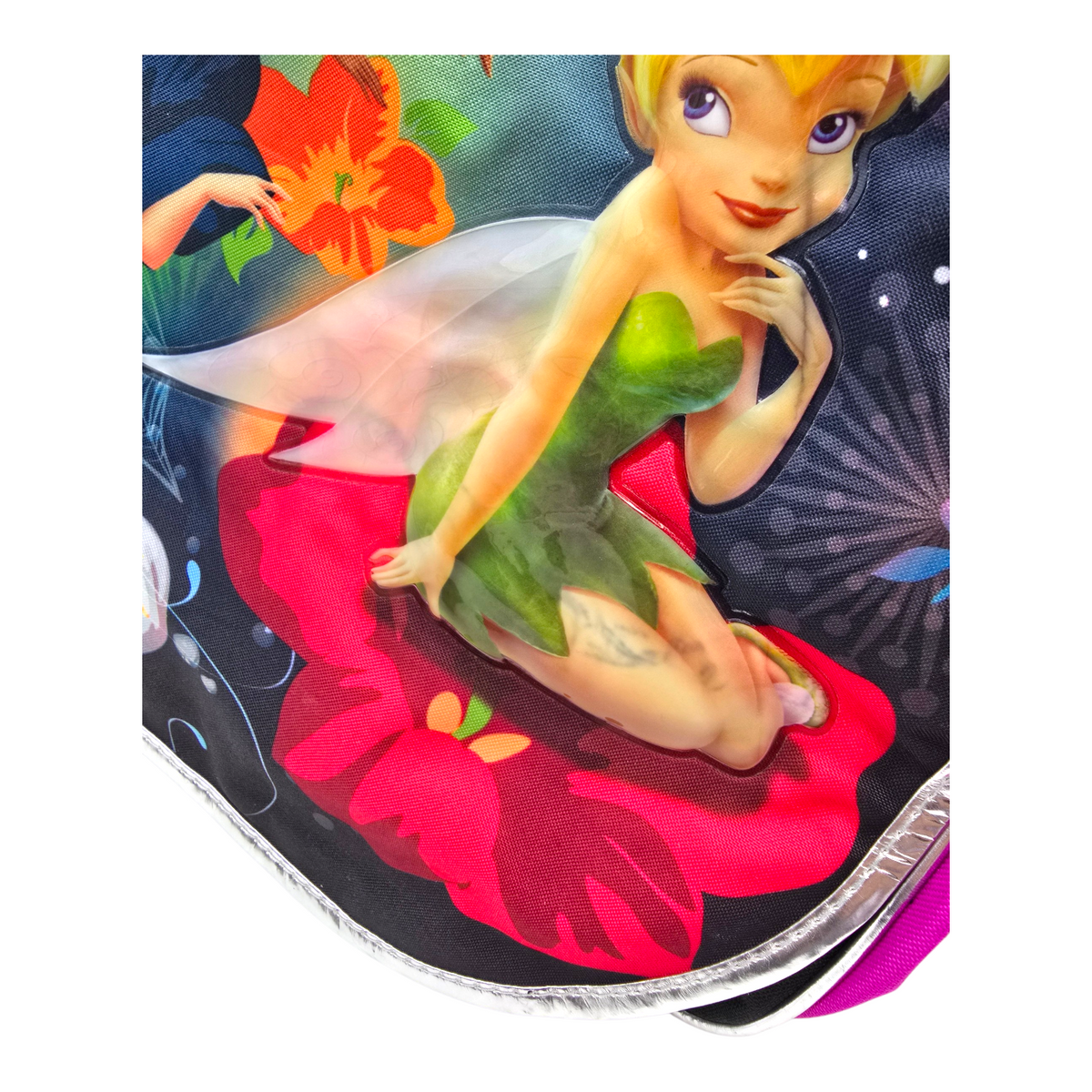Mochila Backpack vintage Surreal wings Tinkerbell 40x35 cms aprox (manchita en pierna de Campanita) messenger bag Disney