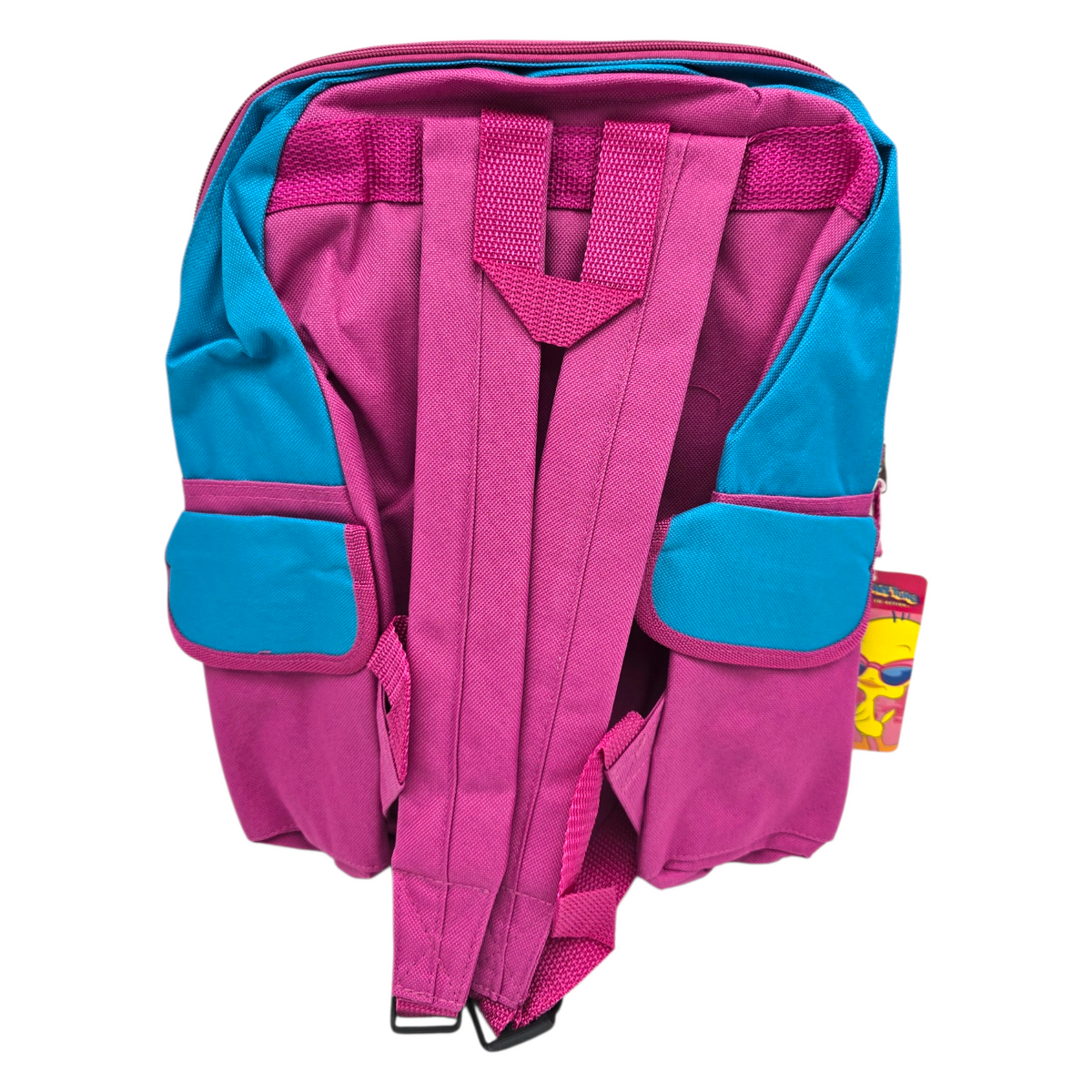 Mochila Backpack vintage Piolin Rosa con lonchera 38x28 cms aprox Love peace