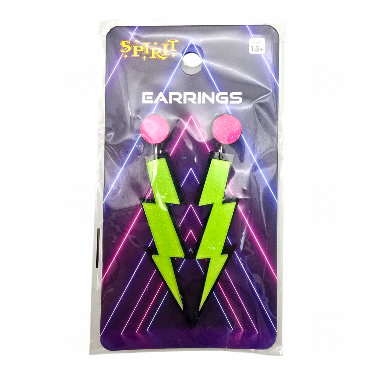 Aretes Retro Ochenteros - Accesorio para Disfraz