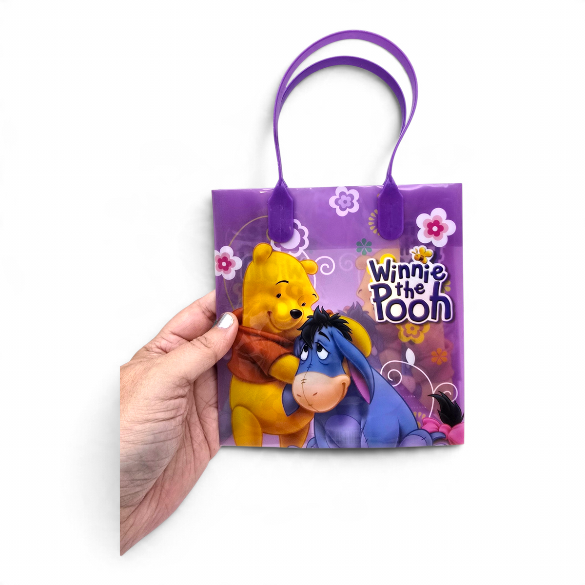 Bolsa de Regalo de Acetato Vintage Winnie Pooh Disney 16x17 cms aprox Nueva