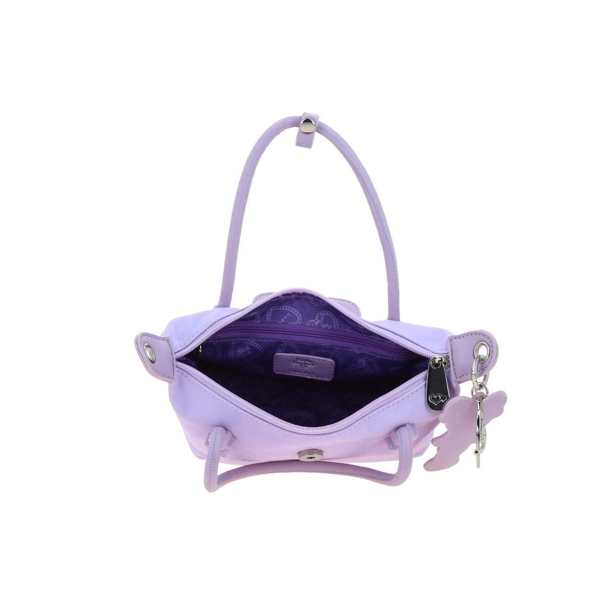 💜 ENTREGA INMEDIATA Polly Pocket by Gorett Bolso Satchel Eve Chica Lila 27x14x10.5 cms aprox