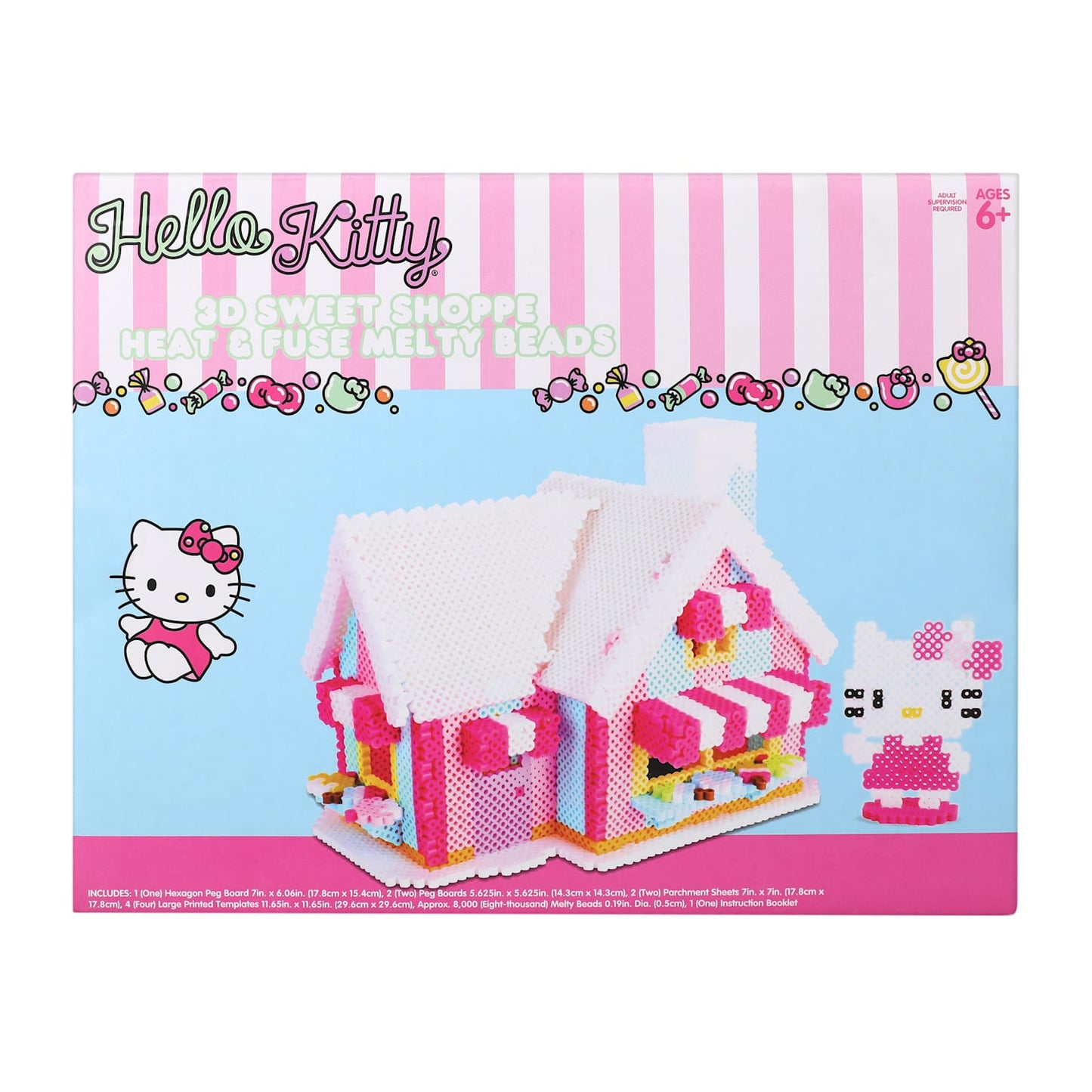 Mega Set de construcción Cuentas Termofusibles Sanrio Hello Kitty and Friends Sweet Shoppe 3D DIY