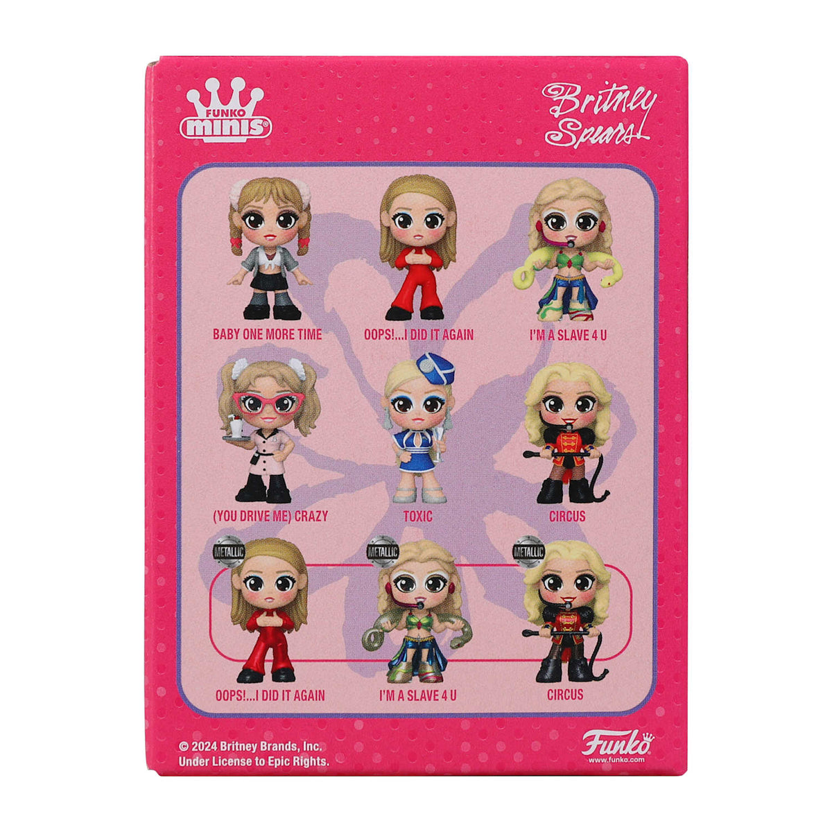 Britney Spears Mini Funko Circus