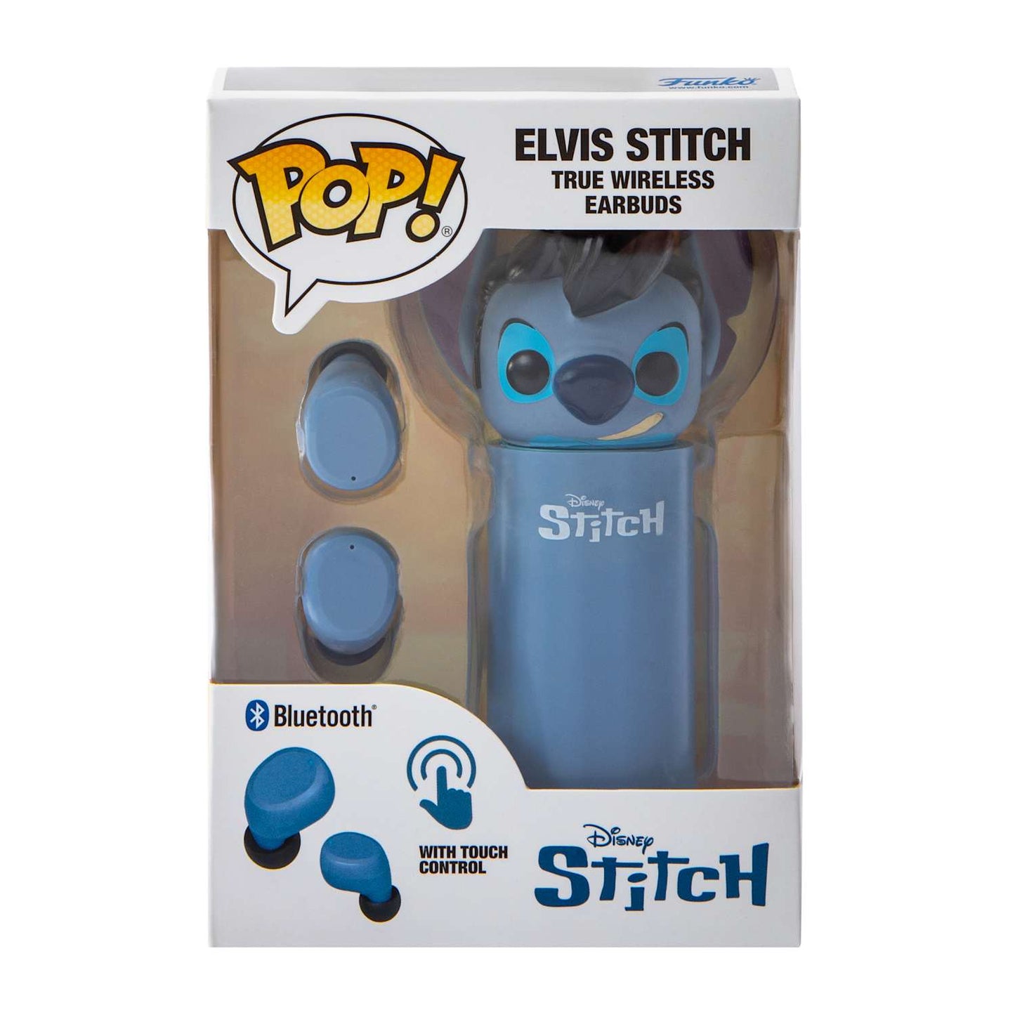 Stitch Elvis Audífonos inalámbricos earbuds Funko Estuche Recargable Stitch