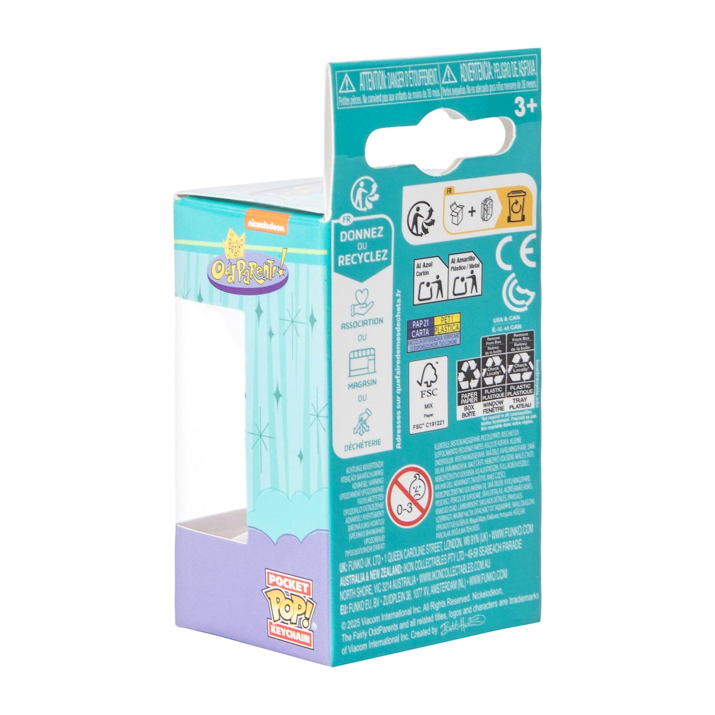 Mini Funko llavero Pocket Pop Wanda Padrinos Mágicos Odd parents