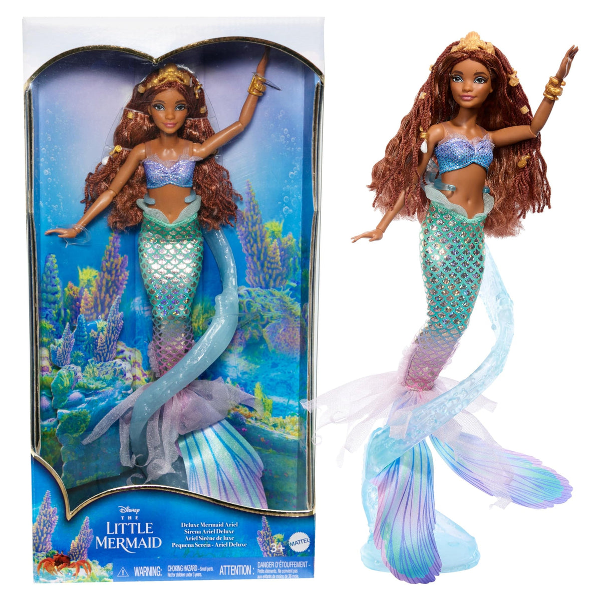 Ariel Deluxe Sirenita película Disney