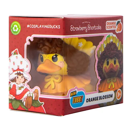 Mini Tubbz Strawberry Shortcake mini Patito de hule Rosita Fresita Orange Blossom Naranjita