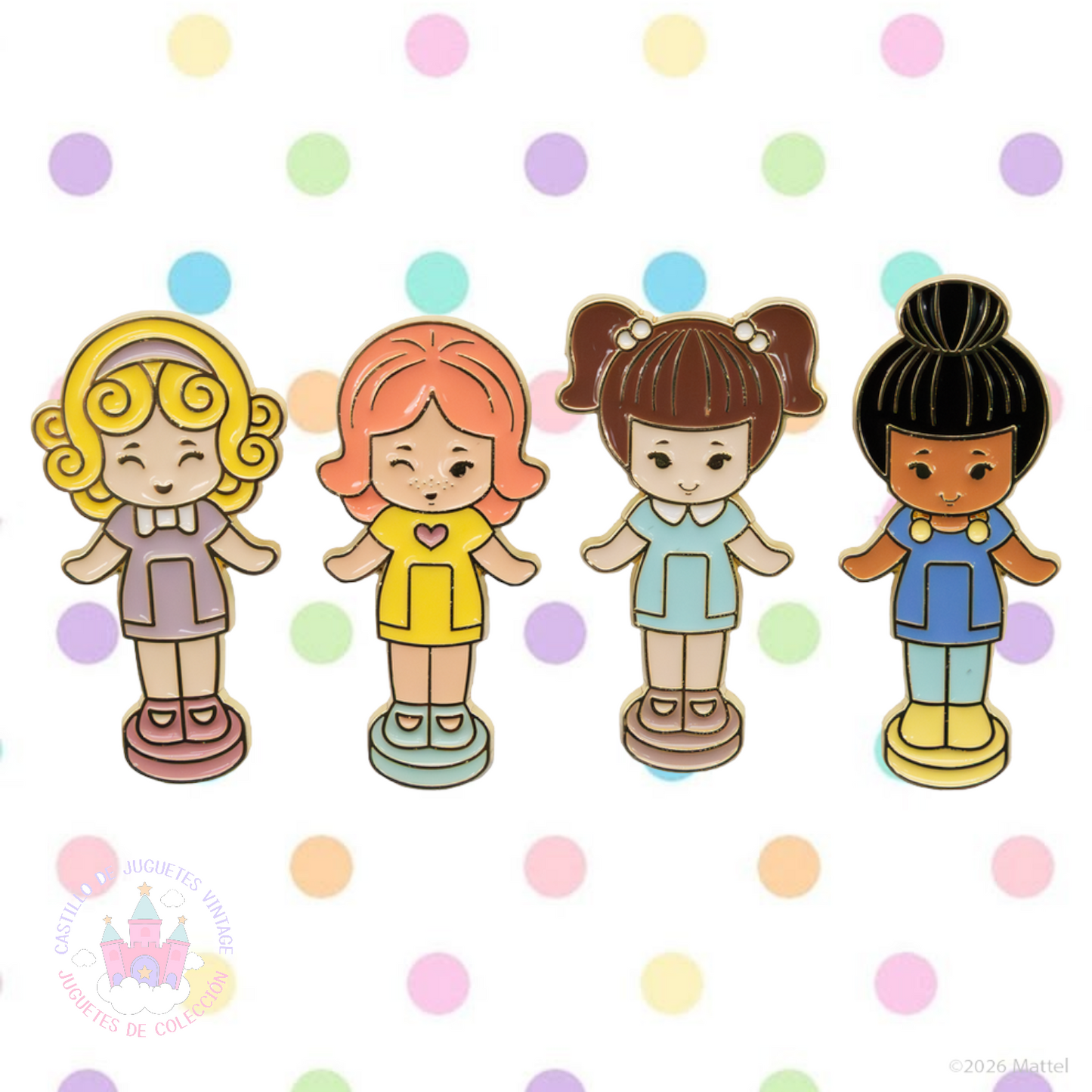 Charm bolsita sorpresa. Con Pin (al Azar) Polly Pocket Whatever makes you happy