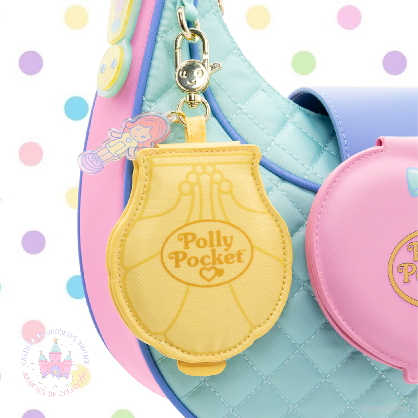 ⚠️PREVENTA IMPORTACIÓN Charm llavero con espejo sorpresa. Blind bag (al Azar) Polly Pocket Se enviará aprox 7-10 días habiles después de su compra