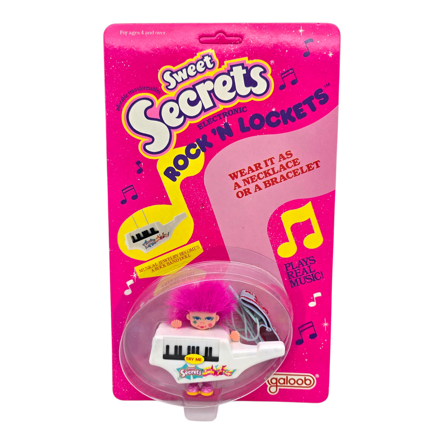 Sweet secrets Rock n Lockets Vintage Galoob