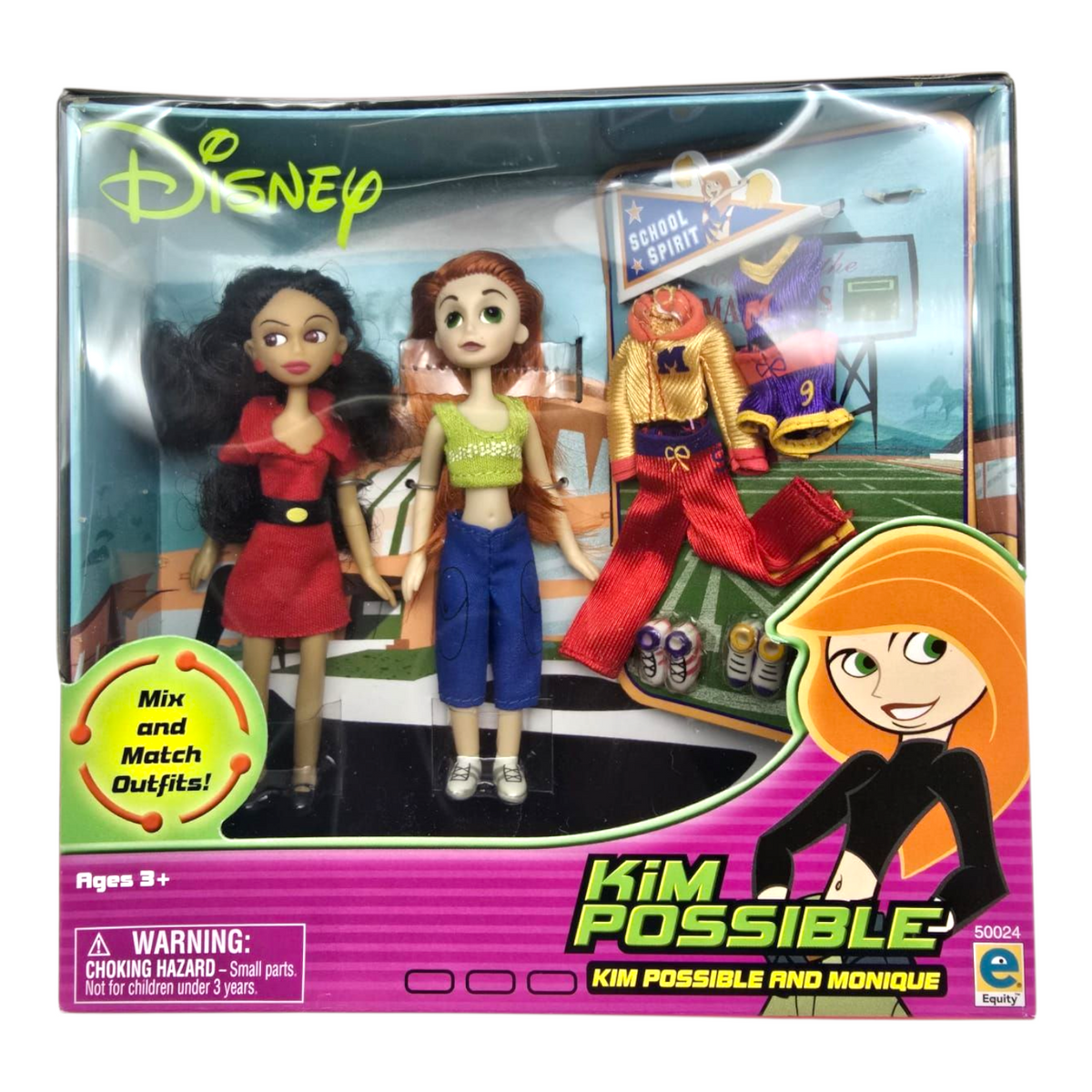 Set de muñecas vintage Kim Possible. Muñecas pequeñas. Disney