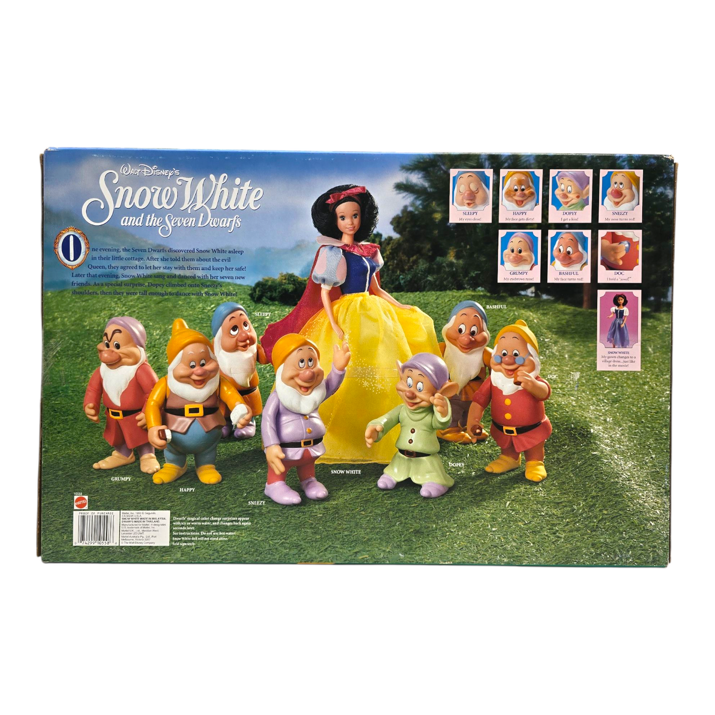 Barbie Vintage Snow White y los 7 enanos Giftset