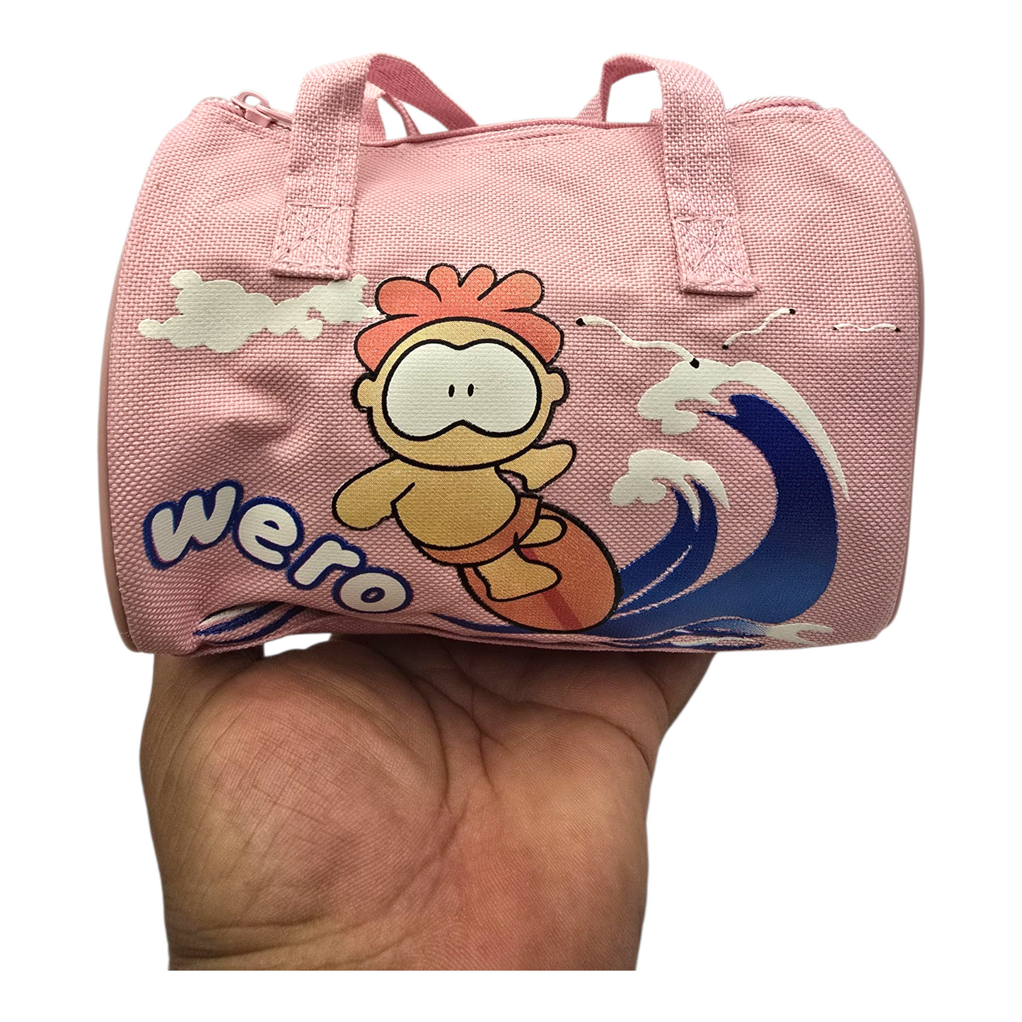 Bolsita vintage Cowco Gusanito Rosa genérico Wero