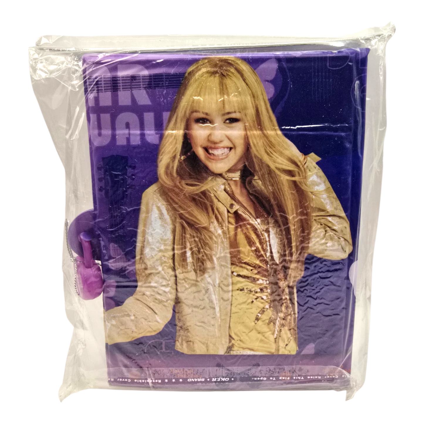 Diario vintage con candado Hannah Montana