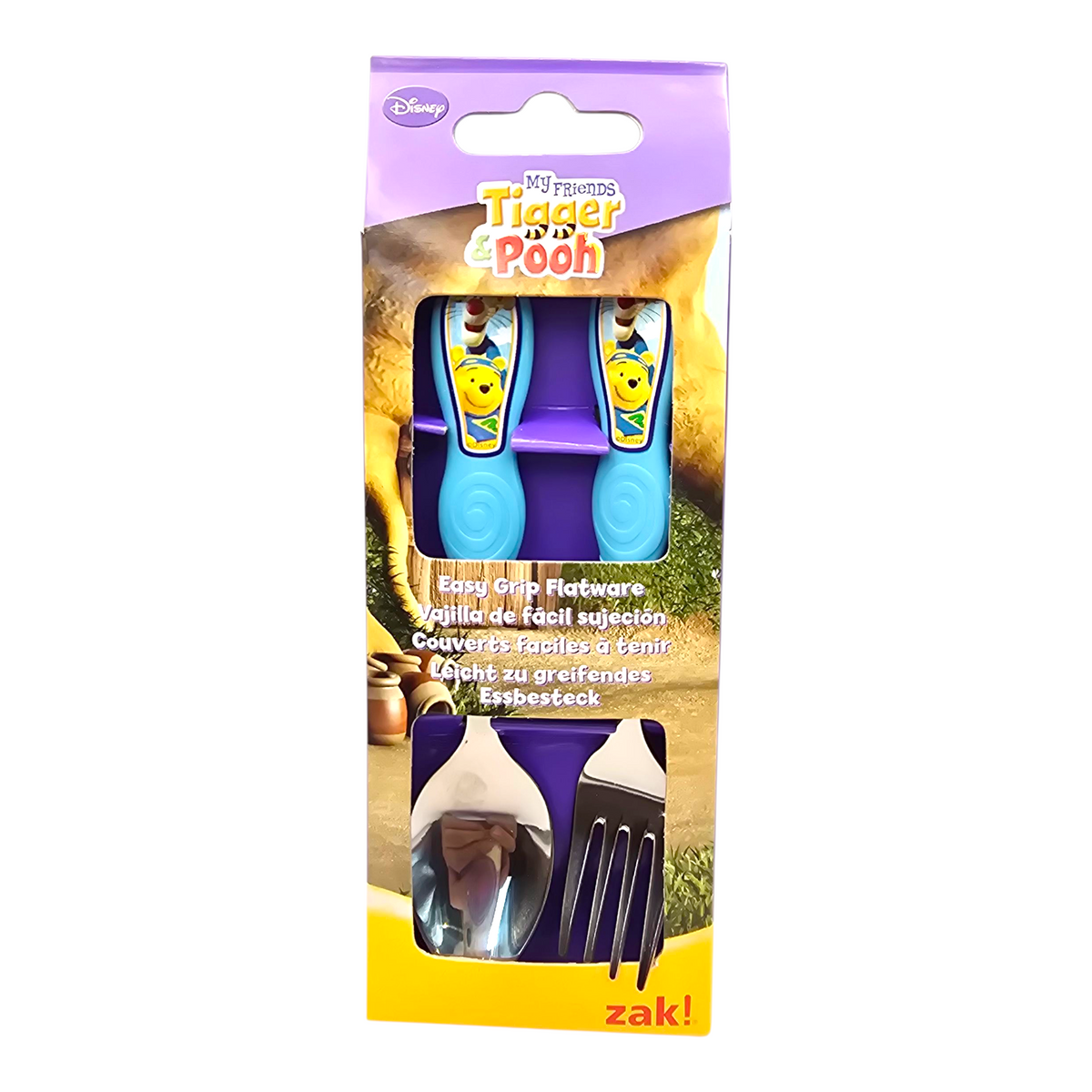 Set de cubiertos vintage Pooh azul Disney