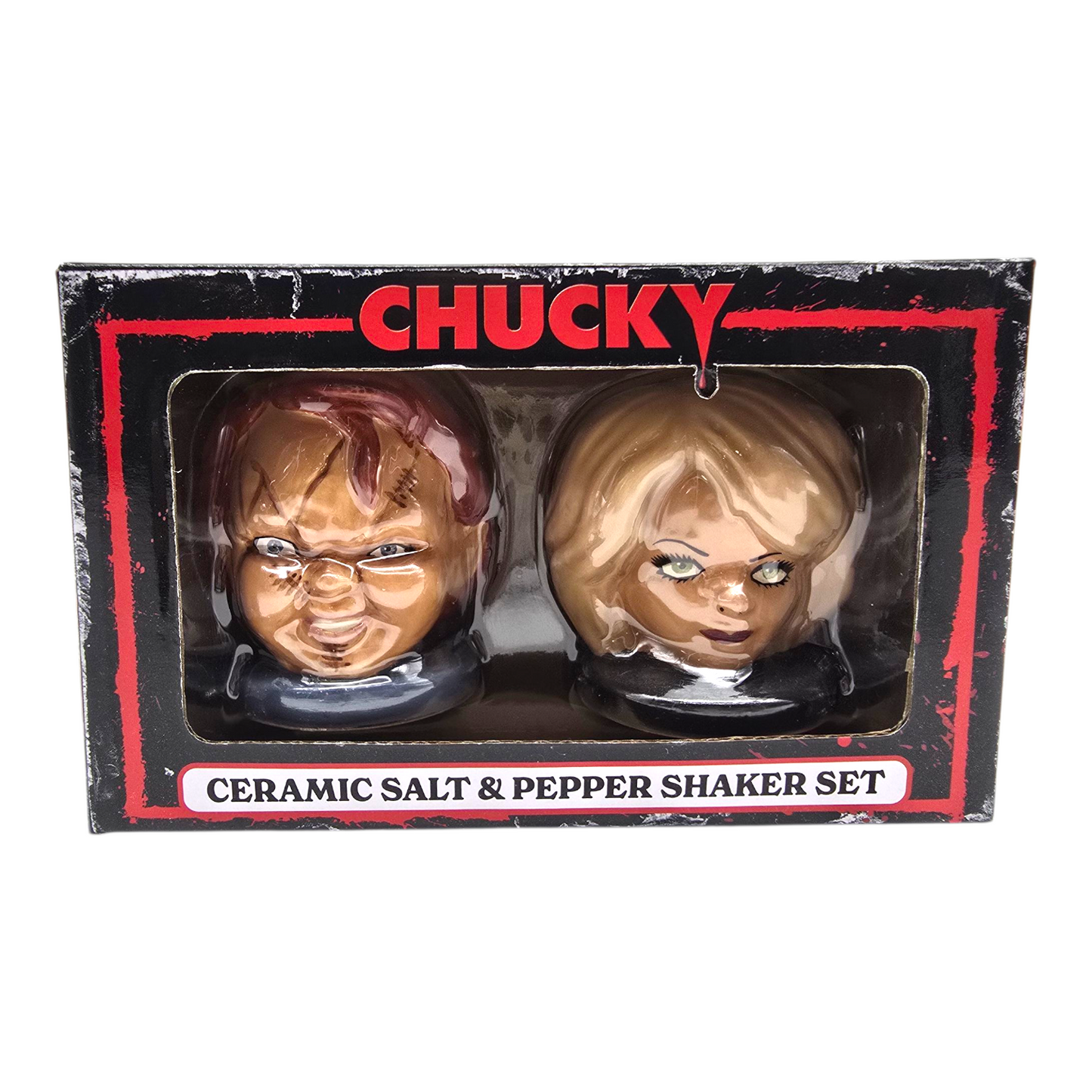 Set Salero y Pimentero Halloween Chucky y Tiffany