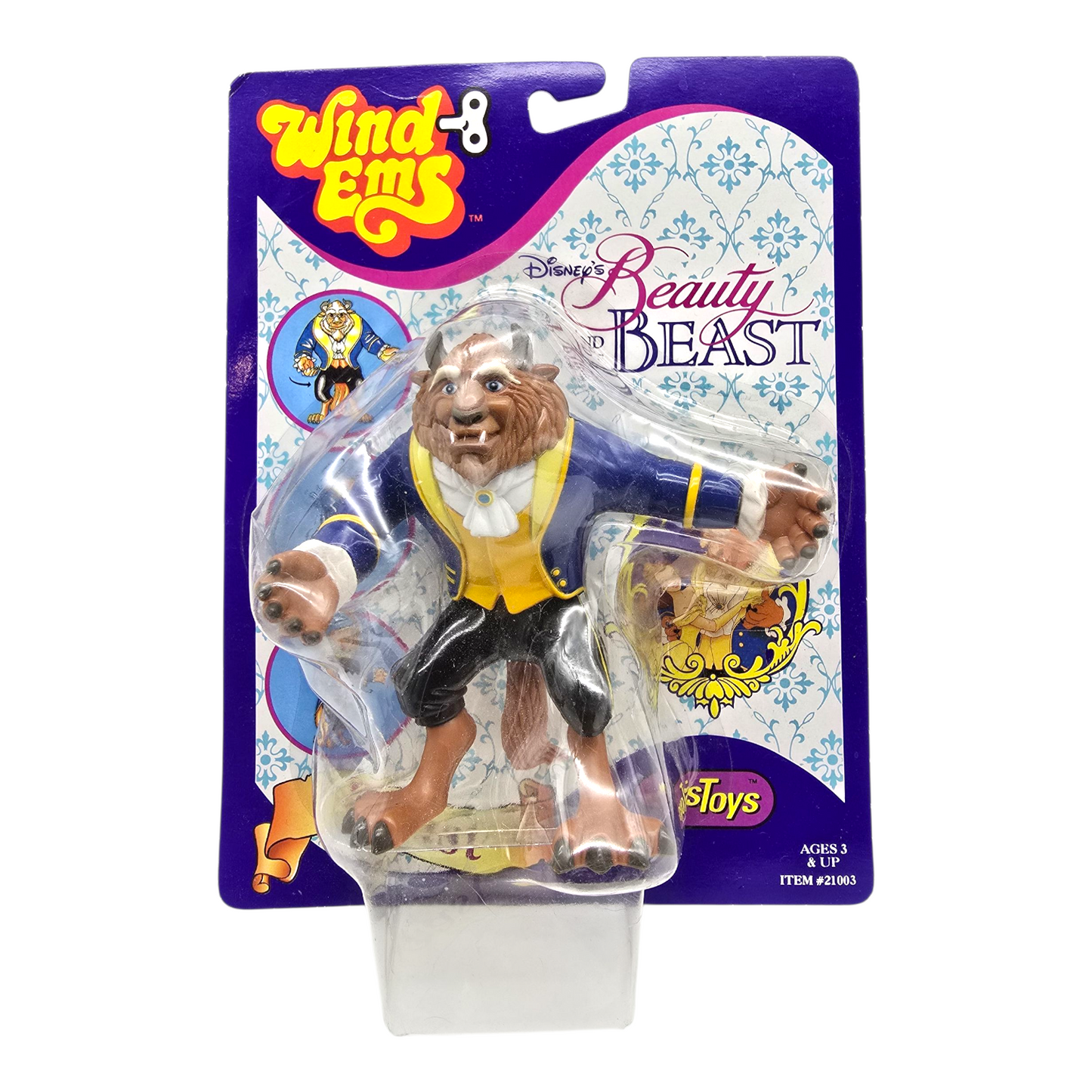 Windems Bella y Bestia Figura de cuerda vintage