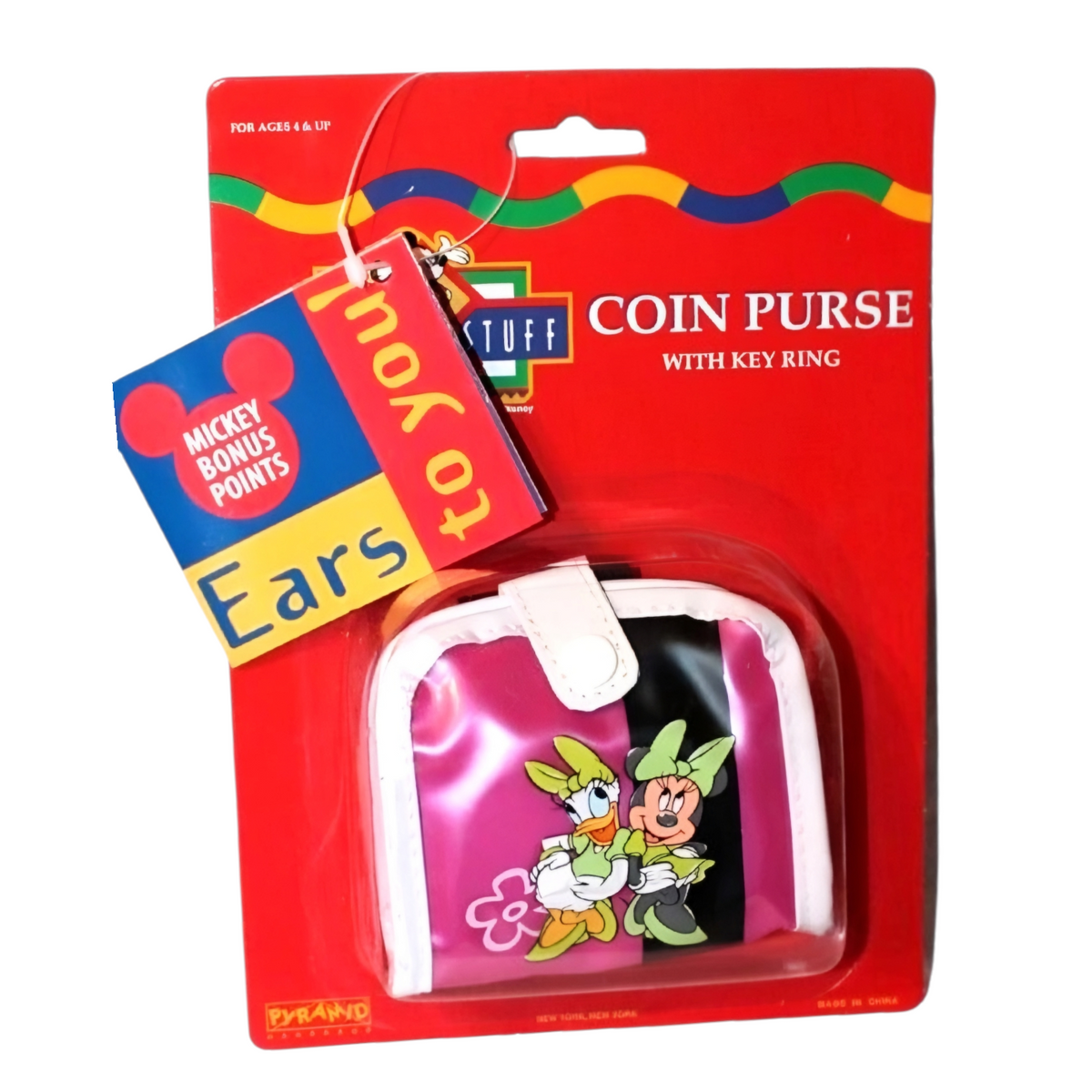 Monedero vintage Disney Minnie & Daisy Rosa