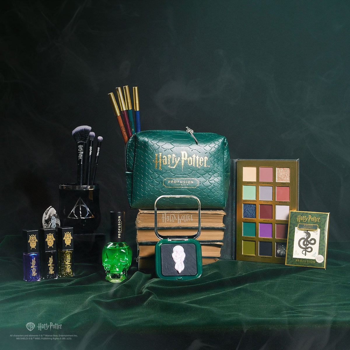 Profusion Maquillaje Harry Potter Dark arts set de Brochas con esponja y holder