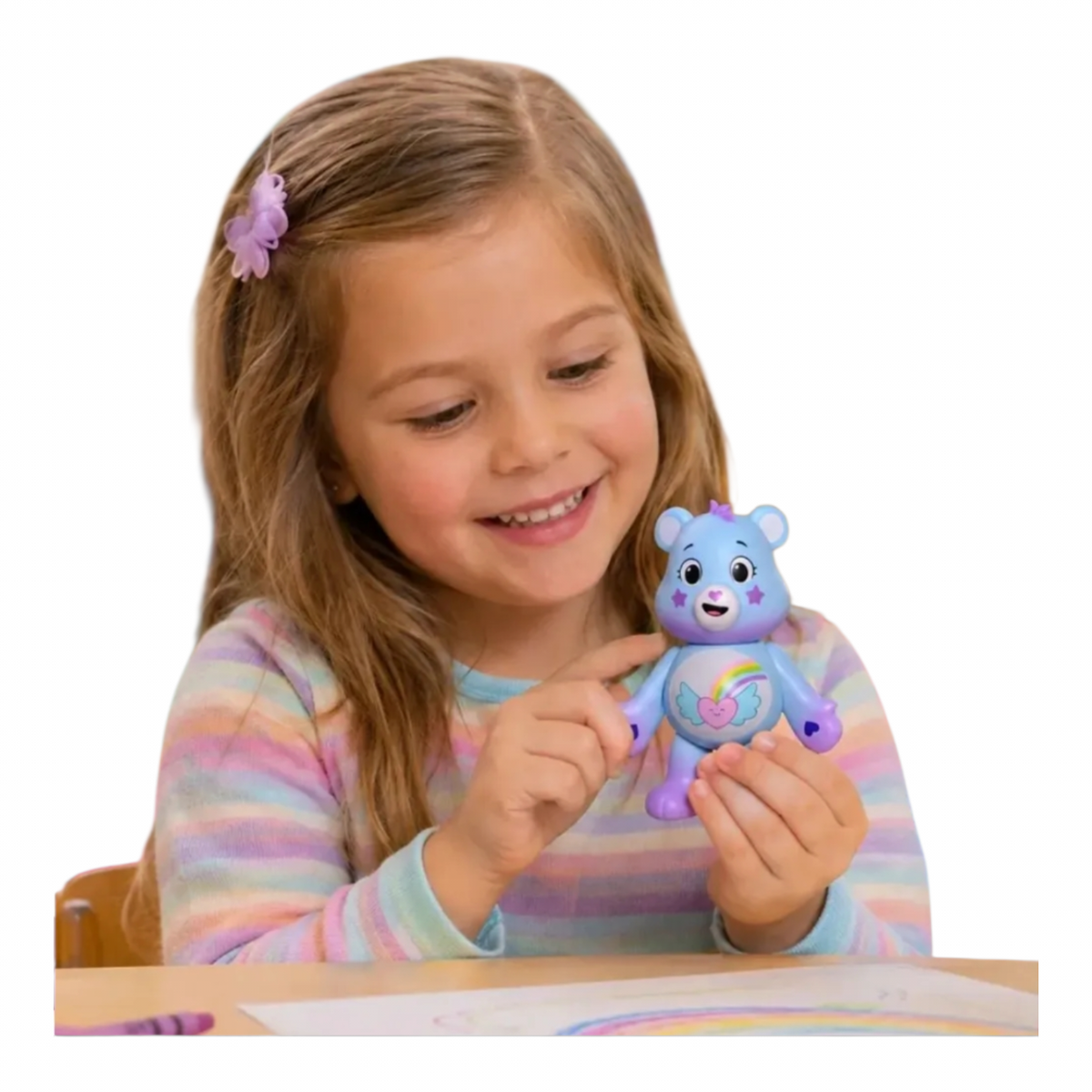 Care Bears Ositos Cariñositos - Figura de Vinil 12 cm Calming Heart Bear