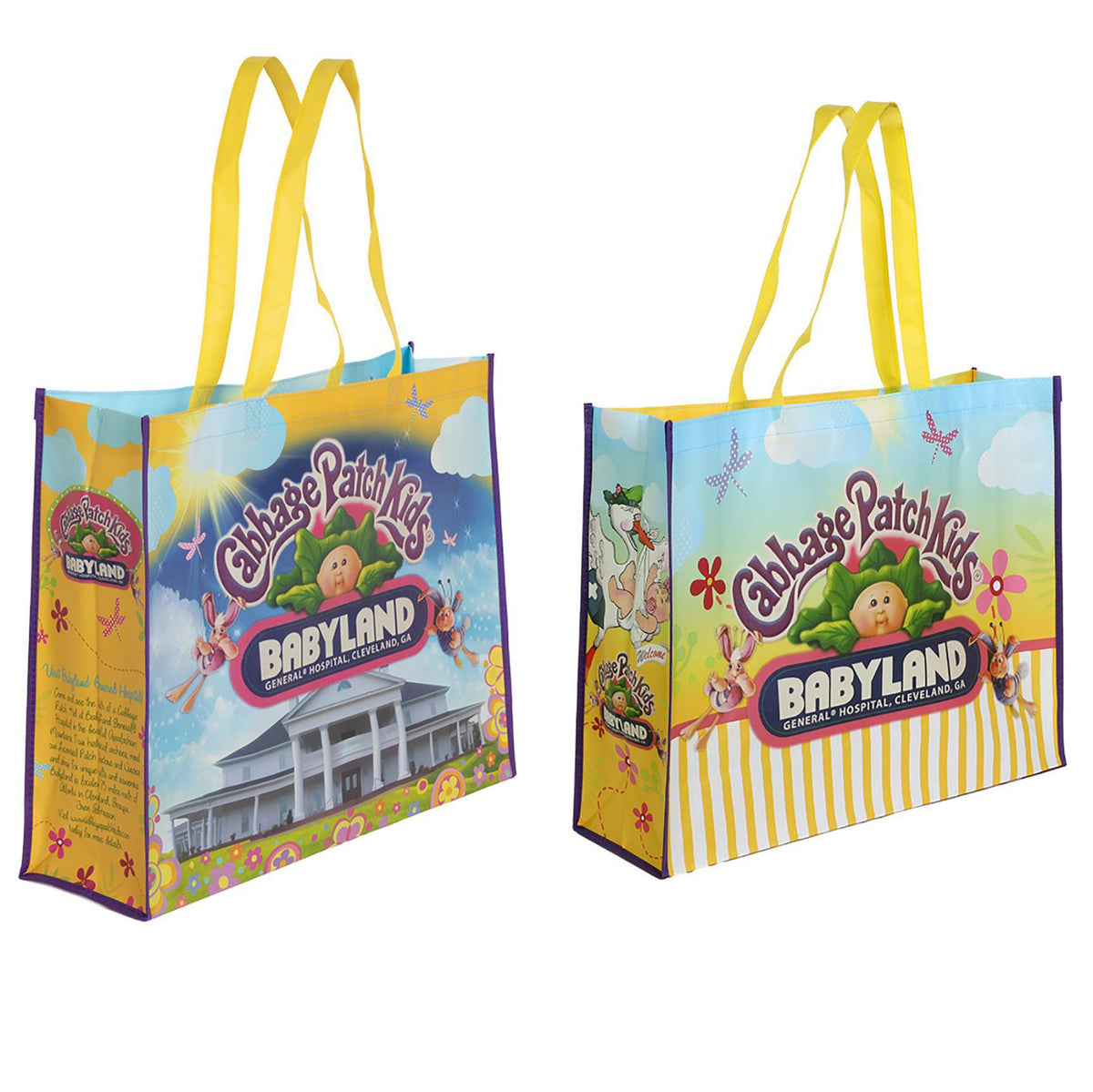 Bolsa multiusos original Cabbage Patch Hospital tipo convenience store (1 pz a 2 caras) Babyland