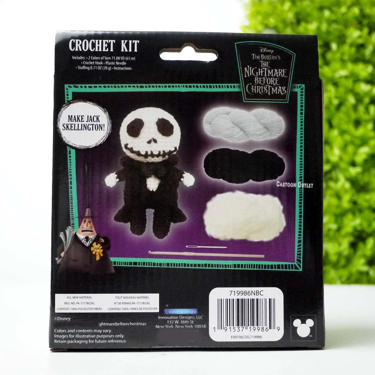 DIY kit de crochet para tejer Jack Nightmare before Christmas Halloween