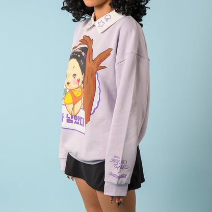Sudadera Crewneck Squid Game x Cakeworthy Juego del calamar