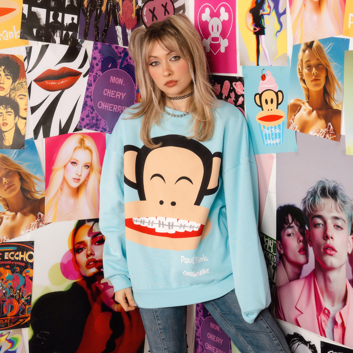 Paul Frank x Cakeworthy  Sudadera