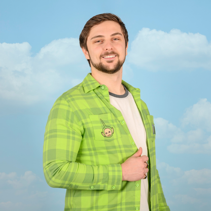 Camisa de franela unisex Teletubbies x Cakeworthy