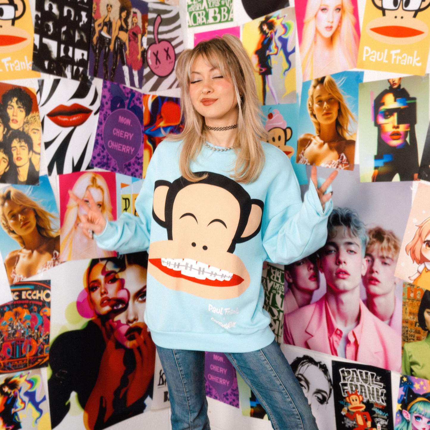 Paul Frank x Cakeworthy  Sudadera