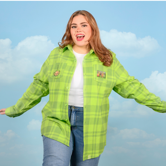 Camisa de franela unisex Teletubbies x Cakeworthy