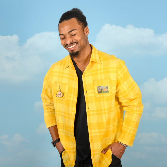 Camisa de franela unisex Teletubbies x Cakeworthy