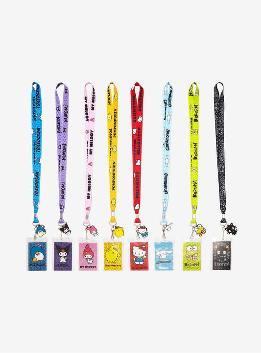 Blind Bags bolsa sorpresa 1 pz aleatoria porta credenciales con Charms Hello Kitty and friends