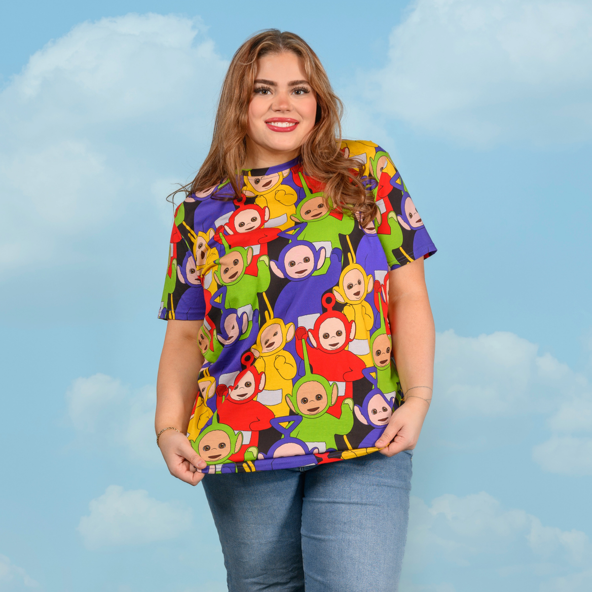 Playera unisex Teletubbies x Cakeworthy
