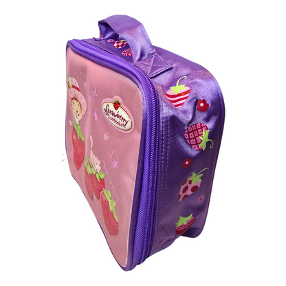 Lonchera, bolsita aislada térmica satinada Vintage Rosita fresita Strawberry Shortcake