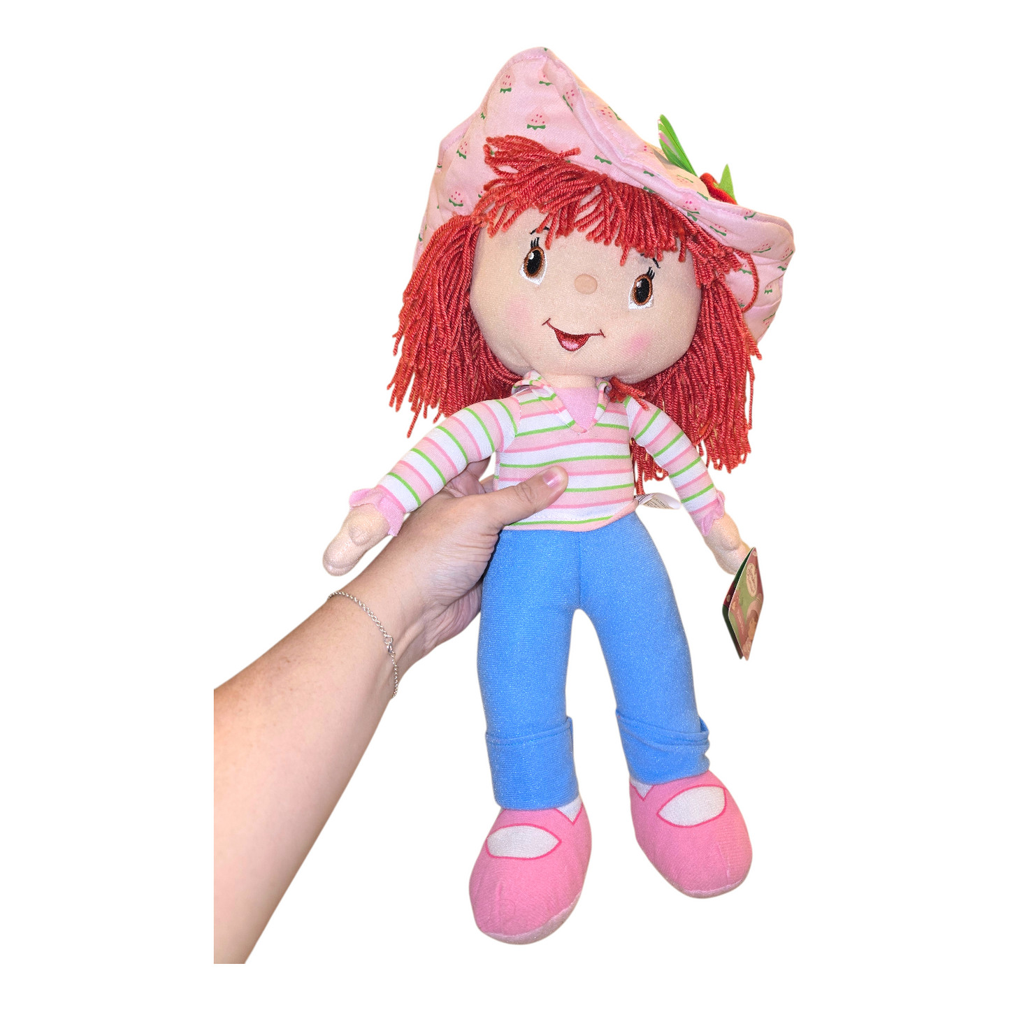 Muñeca vintage año 2007 Peluche Grande 44 cms Rosita Fresita Strawberry Shortcake