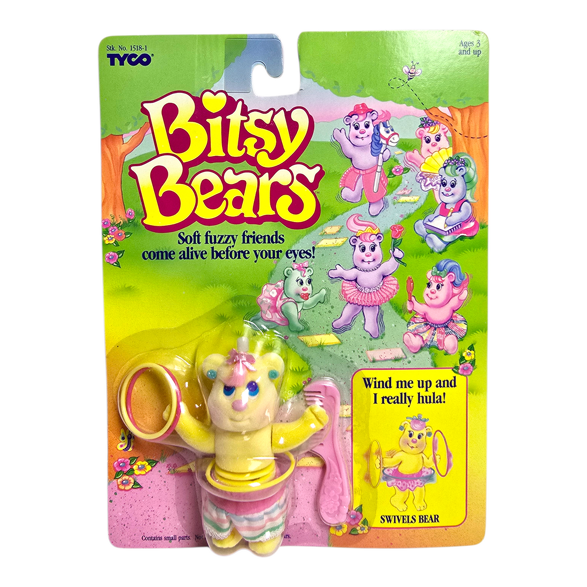 Bitsy Bears Tyco Vintage Año 1991 Swivels Bear