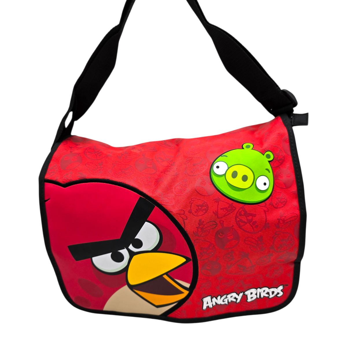 Mochila Backpack Vintage Angry birds messenger bag 37x33 cms aprox