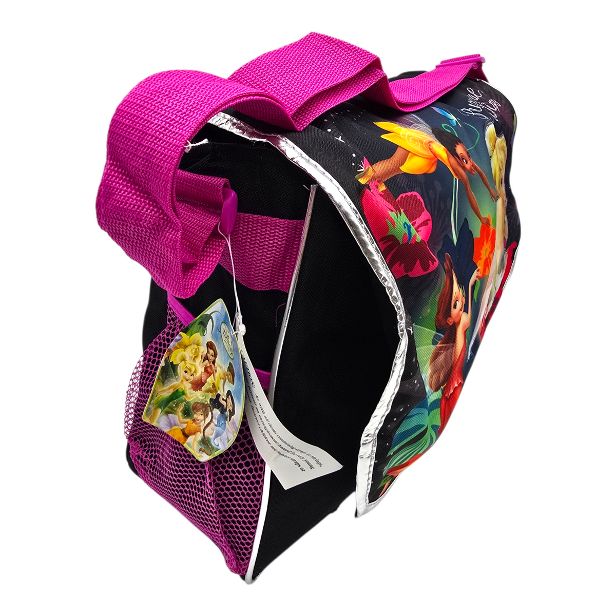 Mochila Backpack vintage Surreal wings Tinkerbell 40x35 cms aprox (manchita en pierna de Campanita) messenger bag Disney