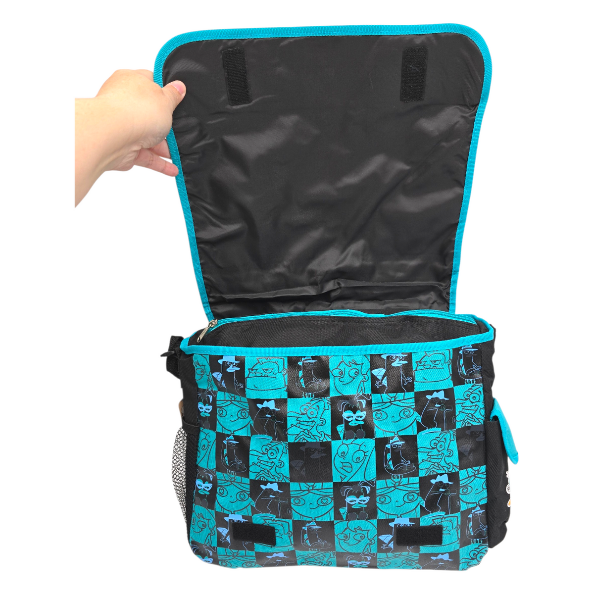 Mochila Backpack vintage Phineas Y Ferb 35x30 cms aprox Messenger bag
