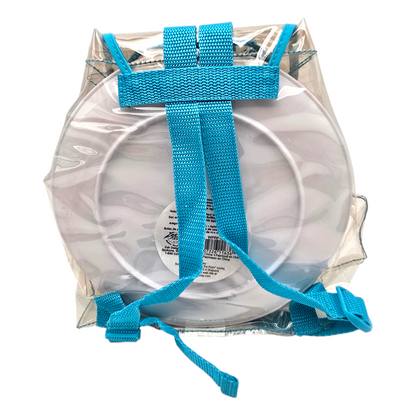 Mochilita transparente con platos de melamina Dinerware vintage Pooh 20x20 cms aprox Mochila Backpack Disney