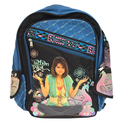Mochila Backpack vintage Selena Gomez 40x35 cms aprox Wizards Beyond Waverly Place