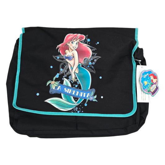 Mochila Backpack Ariel Messenger bag vintage 43x30 cms aprox Disney