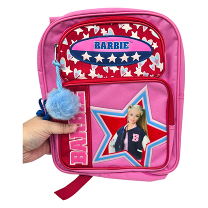 Mini Mochila Backpack Barbie vintage años 2000s 33x25 cms aprox Rosa