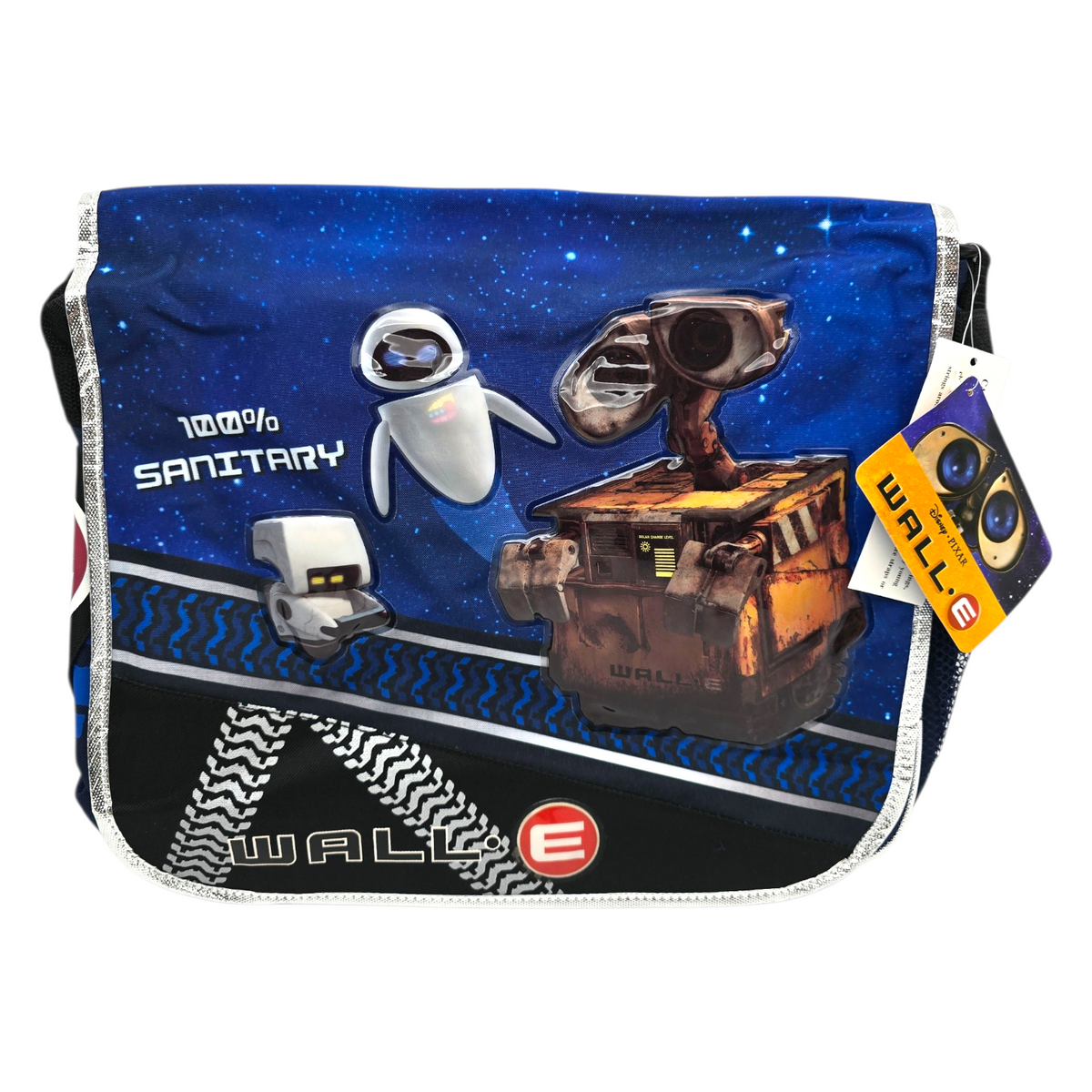 Mochila Backpack vintage Wall-E Messenger bag 40x35 cms aprox