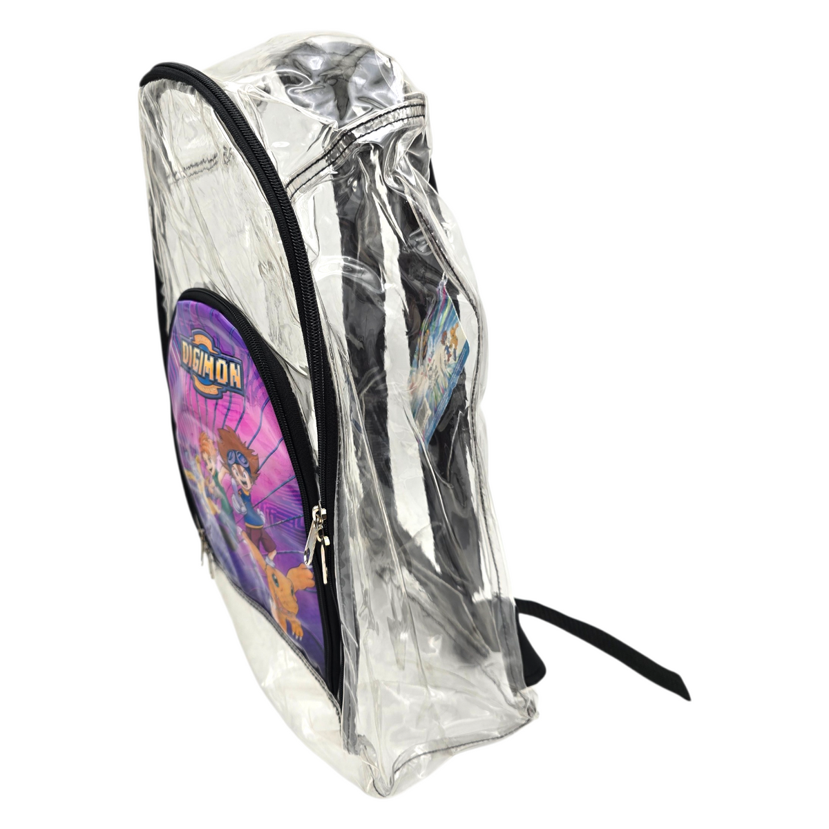 Mochila Backpack vintage Digimon Transparente 42x27 cms aprox