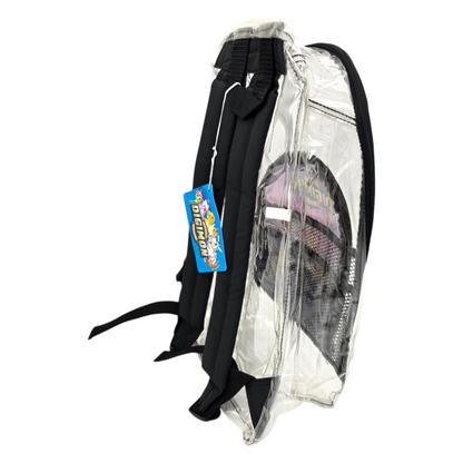 Mochila Backpack vintage Digimon Transparente 42x27 cms aprox