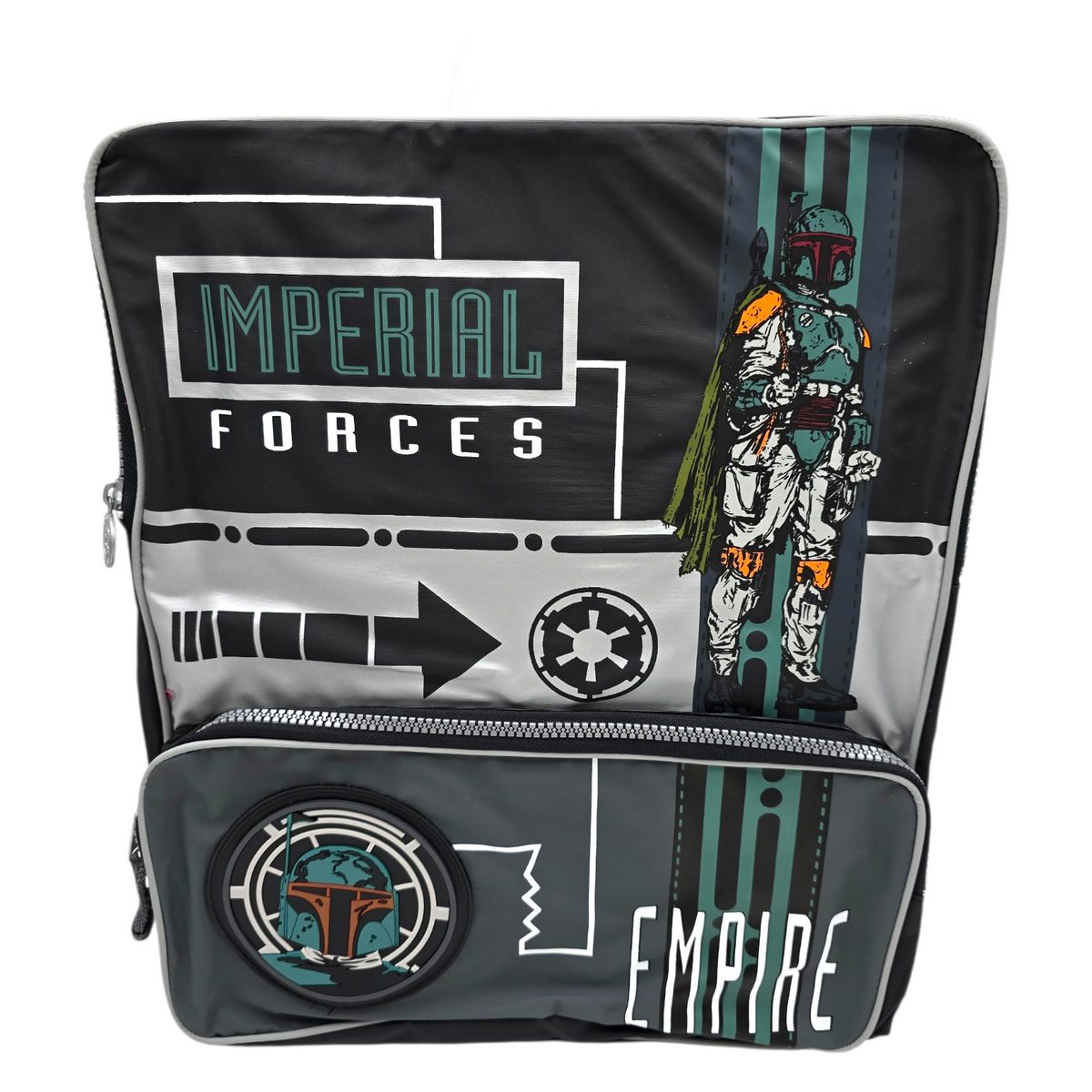 Mochila Backpack vintage Star Wars Boba Fett rectangulo 39x31 cms aprox