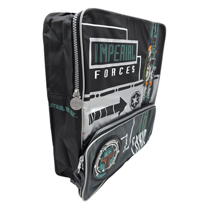 Mochila Backpack vintage Star Wars Boba Fett rectangulo 39x31 cms aprox