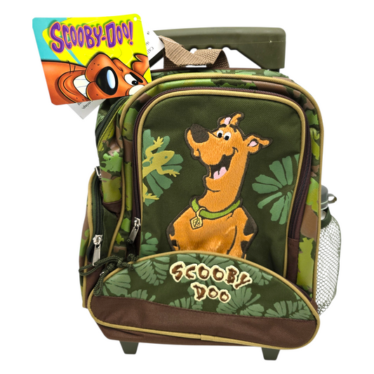 Mini Mochila Backpack Scooby Doo vintage con rueditas con thermo 31x25 cms aprox